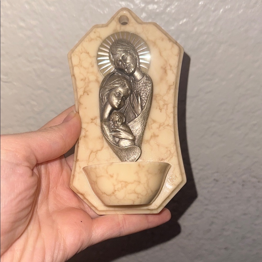 Vintage Holy Water Font